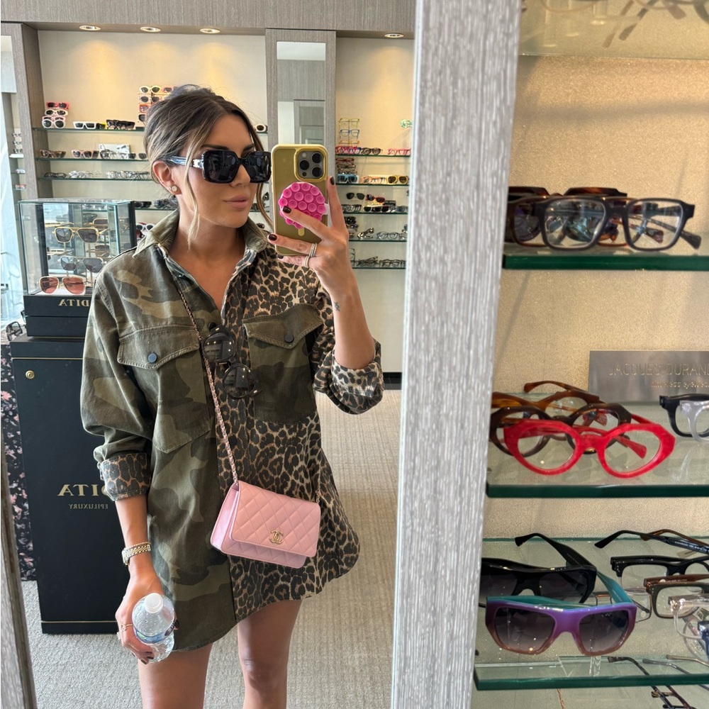 Camouflage Shirt Dress